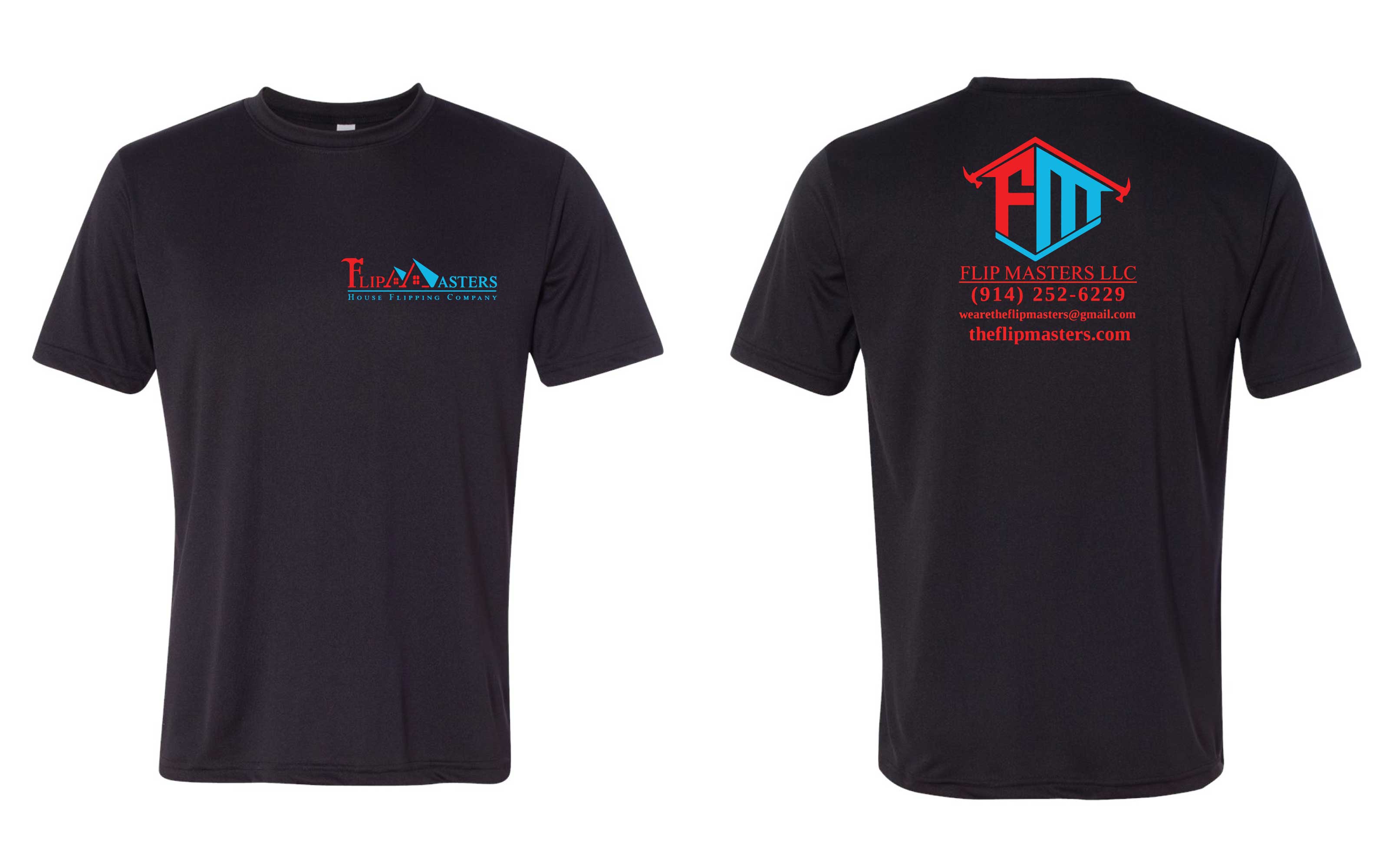 Flip Masters LLC Dryfit Performance Tee - Black