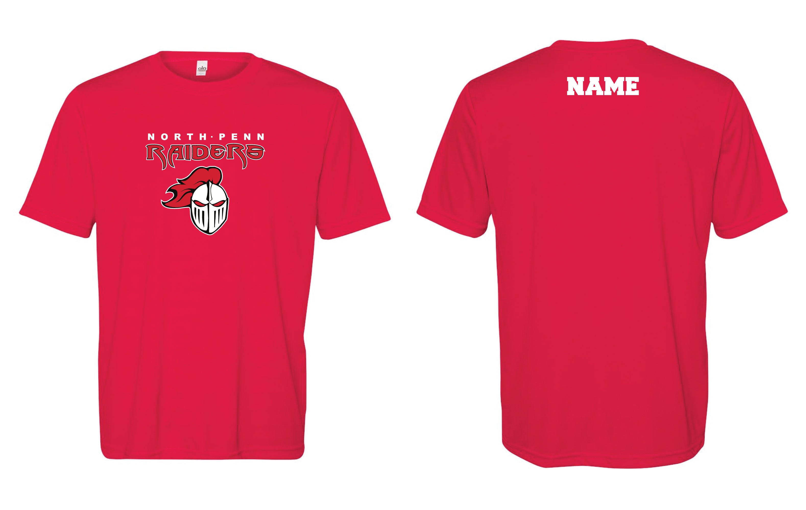 North Penn Baseball Dryfit Performance Tee - Red - 5KounT
