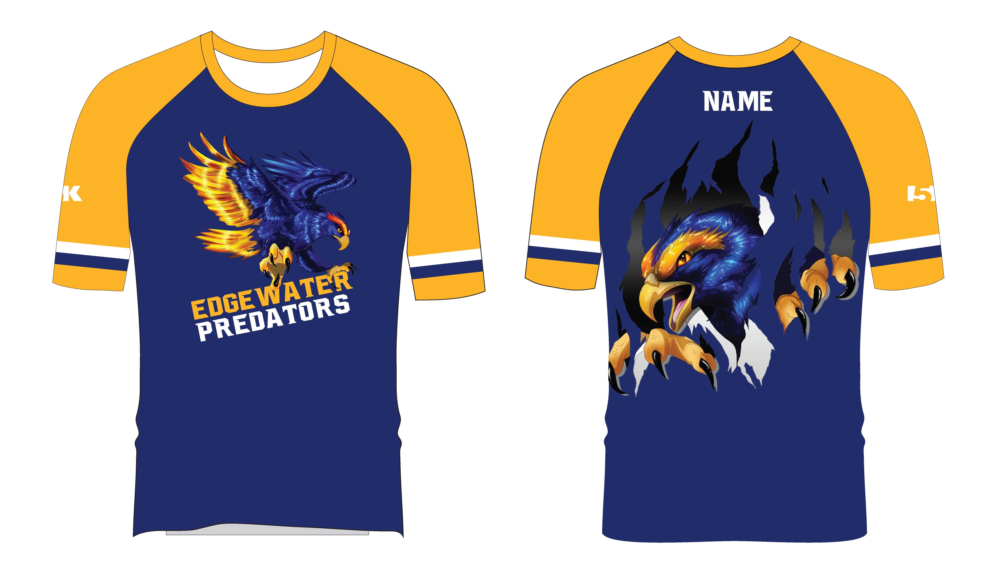 Edgewater Wrestling Sublimated Fight Shirt - 5KounT