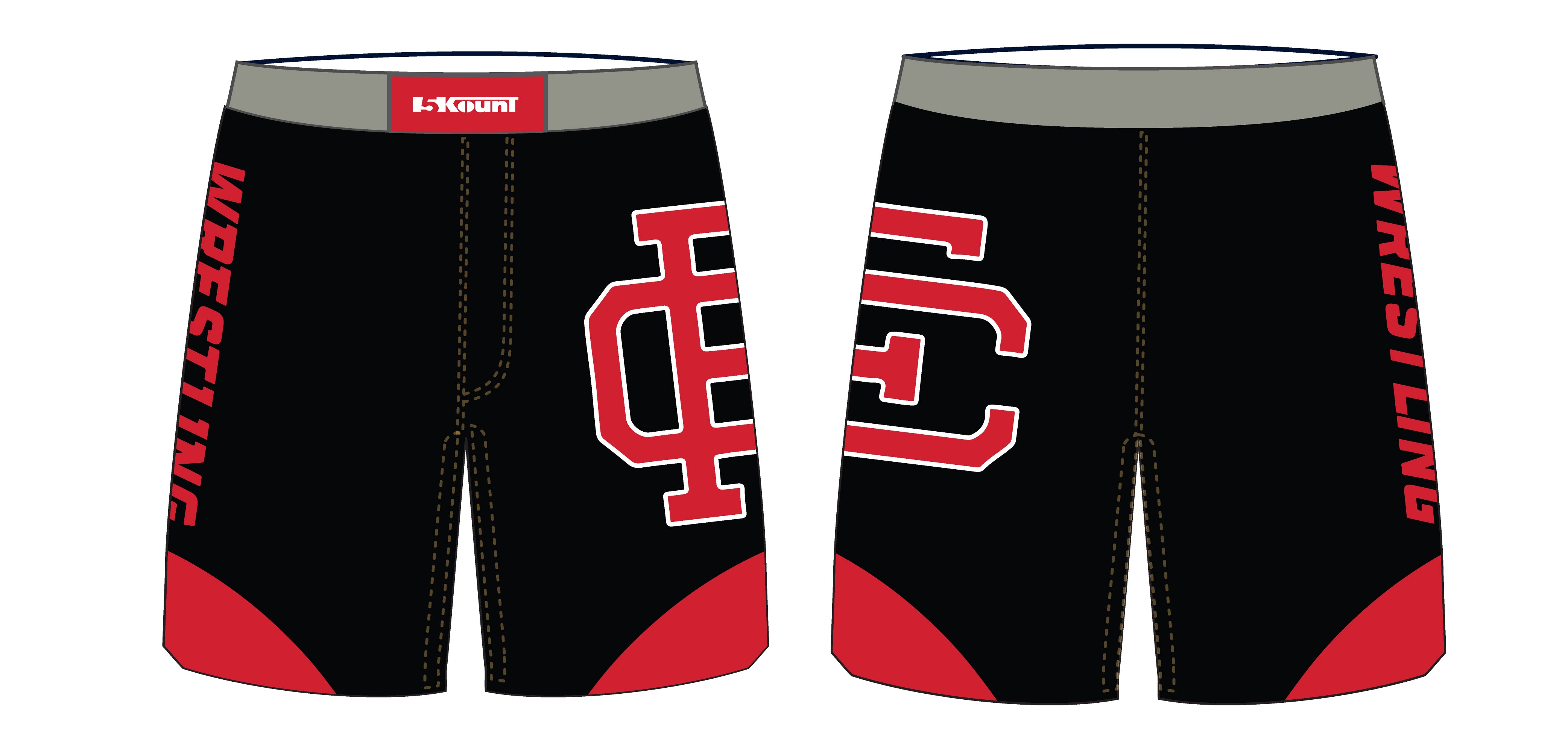 Eagles Wrestling Sublimated Fight Shorts - 5KounT