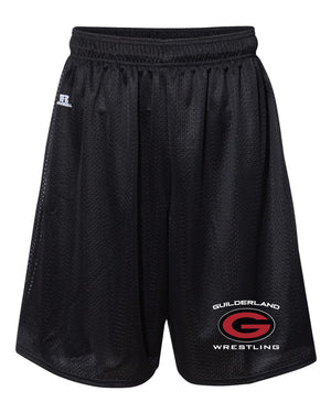 Guilderland Wrestling Russell Athletic Tech Shorts - Black - 5KounT2018