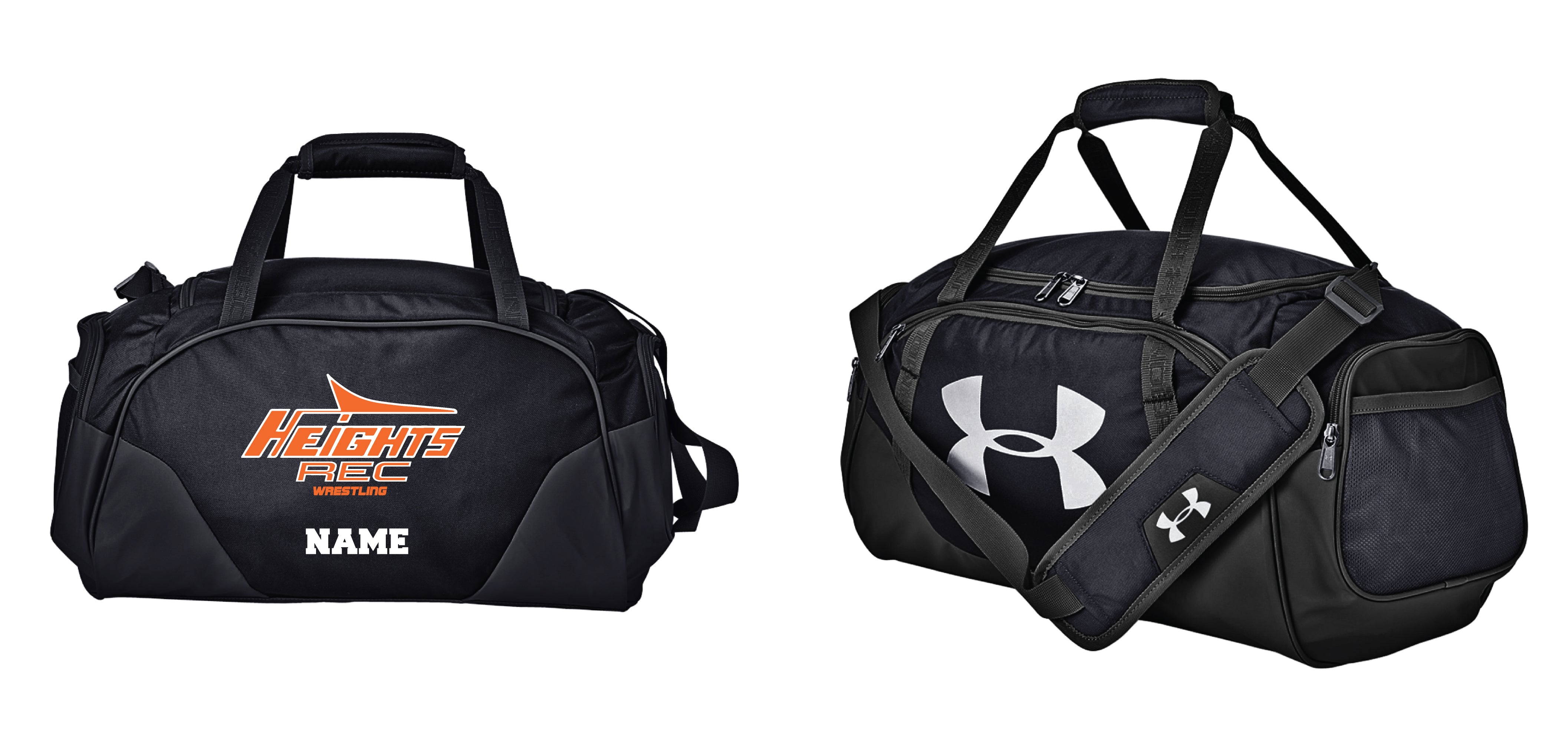 Hasbrouck Heights Wrestling Under Armour Travel Bag - Black - 5KounT2018