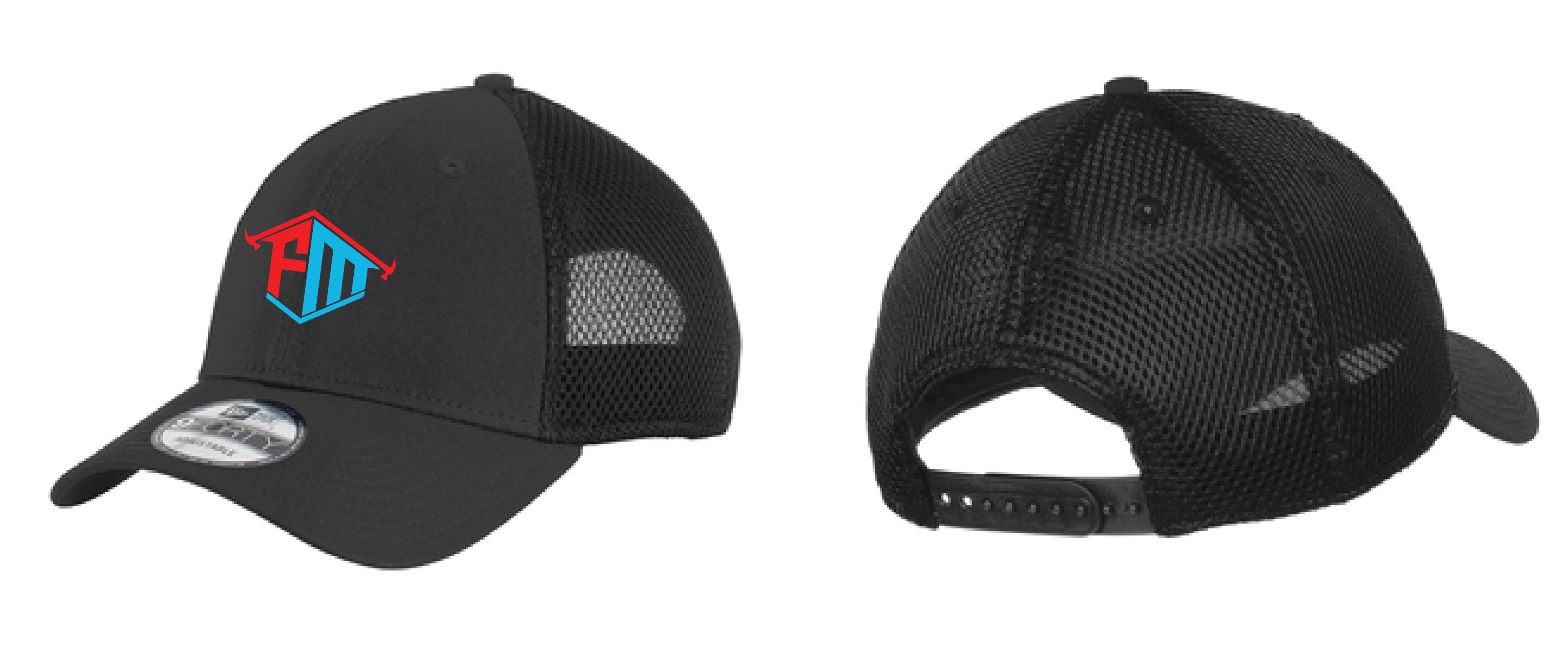 Flip Masters LLC Unisex Adjustable New Era Cap - Black