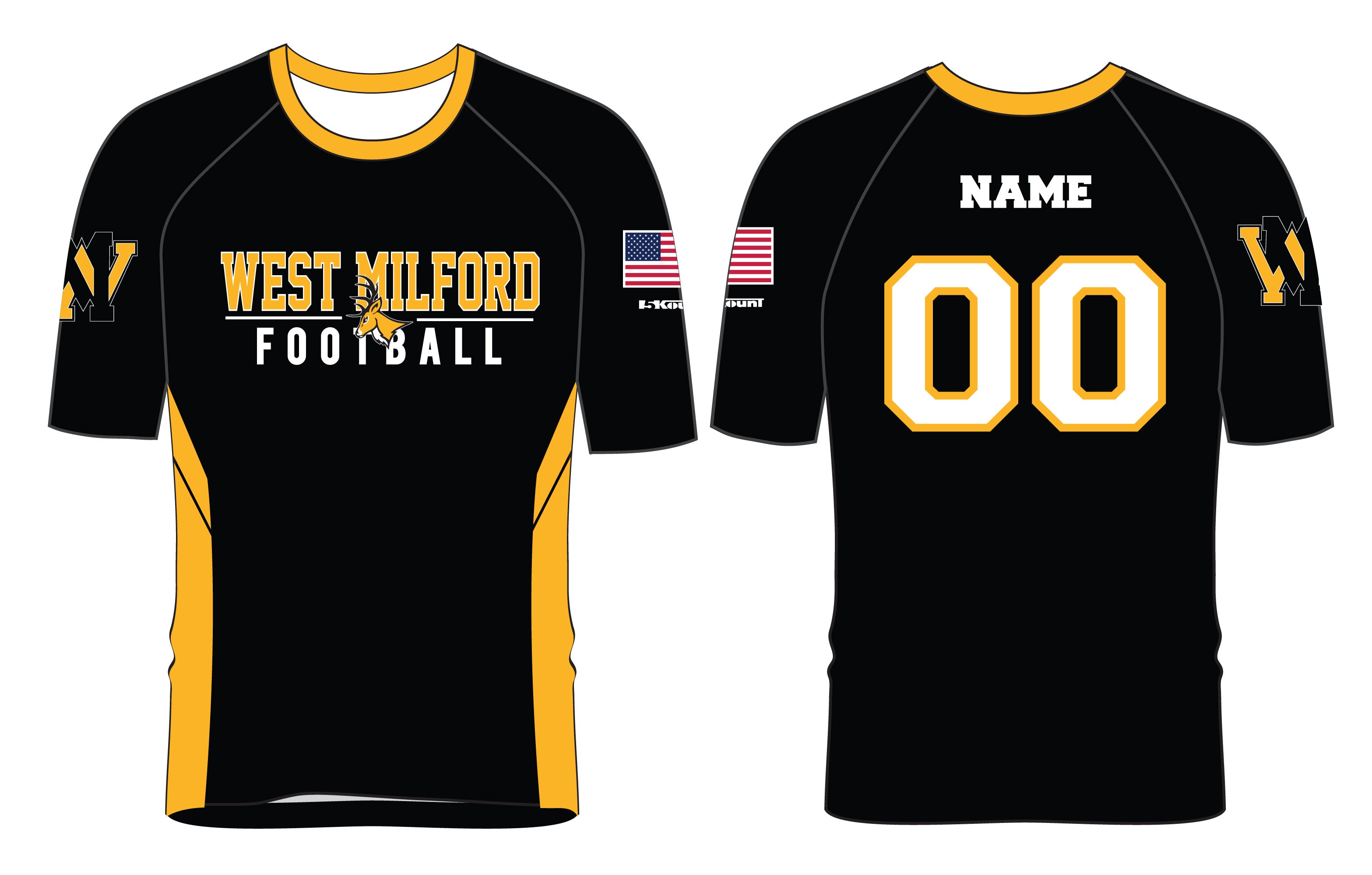 West Milford Highlanders Football Sublimated Practice Shirt