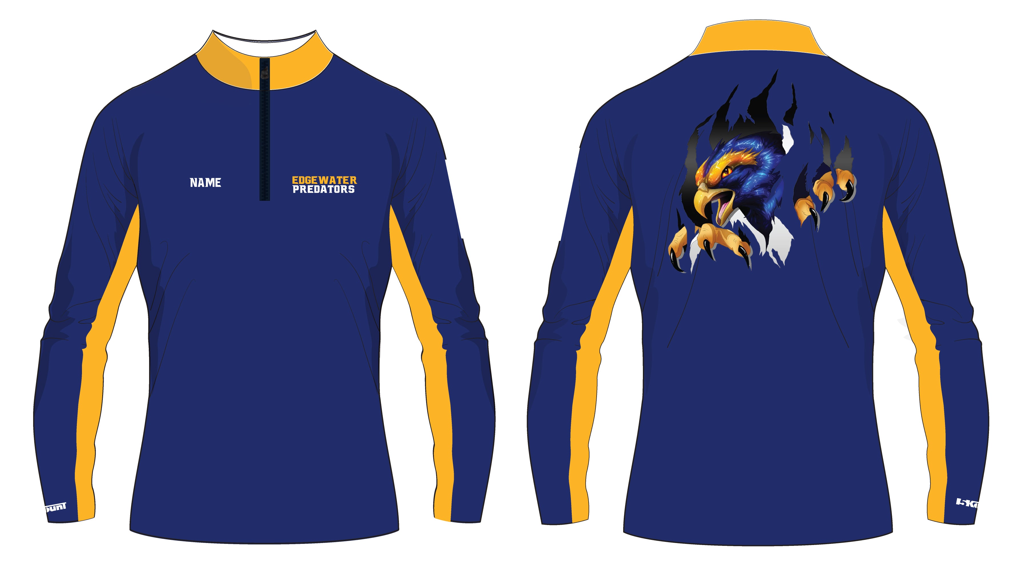 Edgewater Wrestling Sublimated Quarter Zip - 5KounT