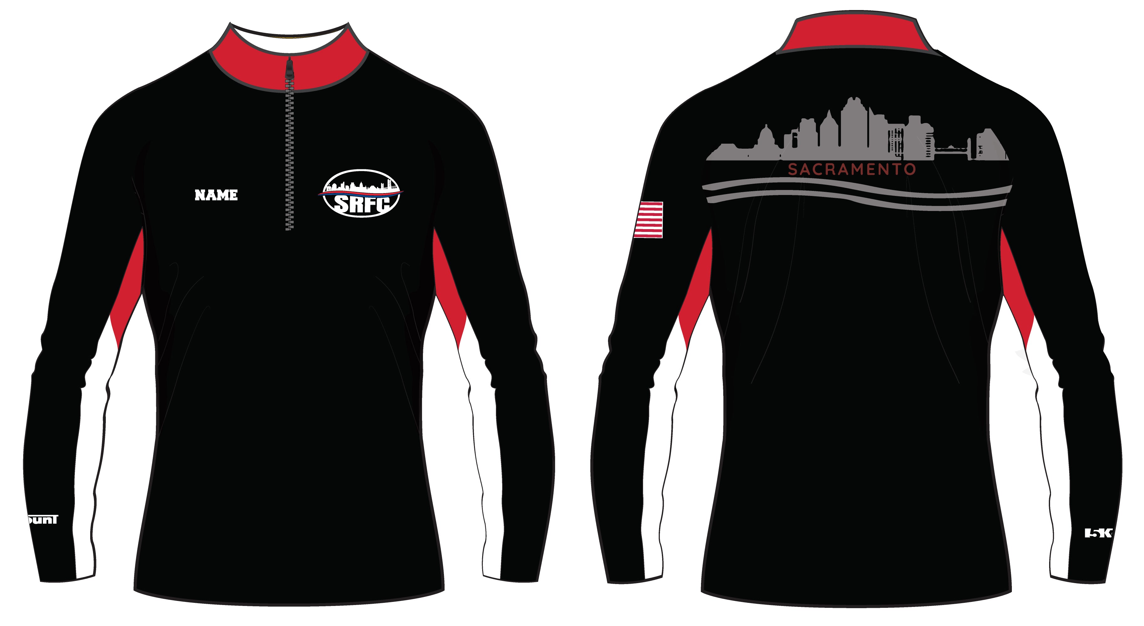 SRFC Sublimated Quarter Zip - 5KounT