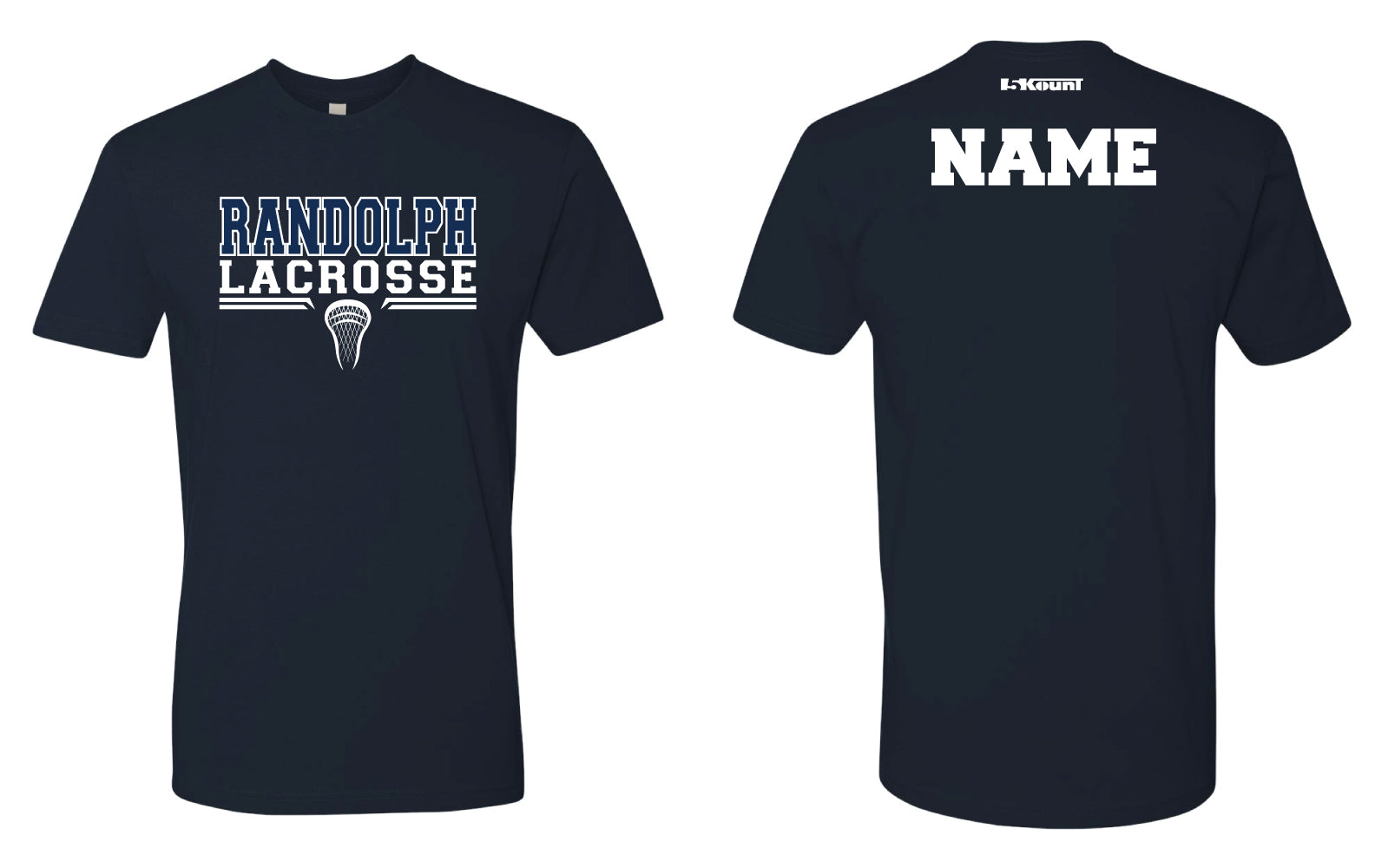 Randolph Lacrosse Cotton Crew Tee - Navy - 5KounT2018