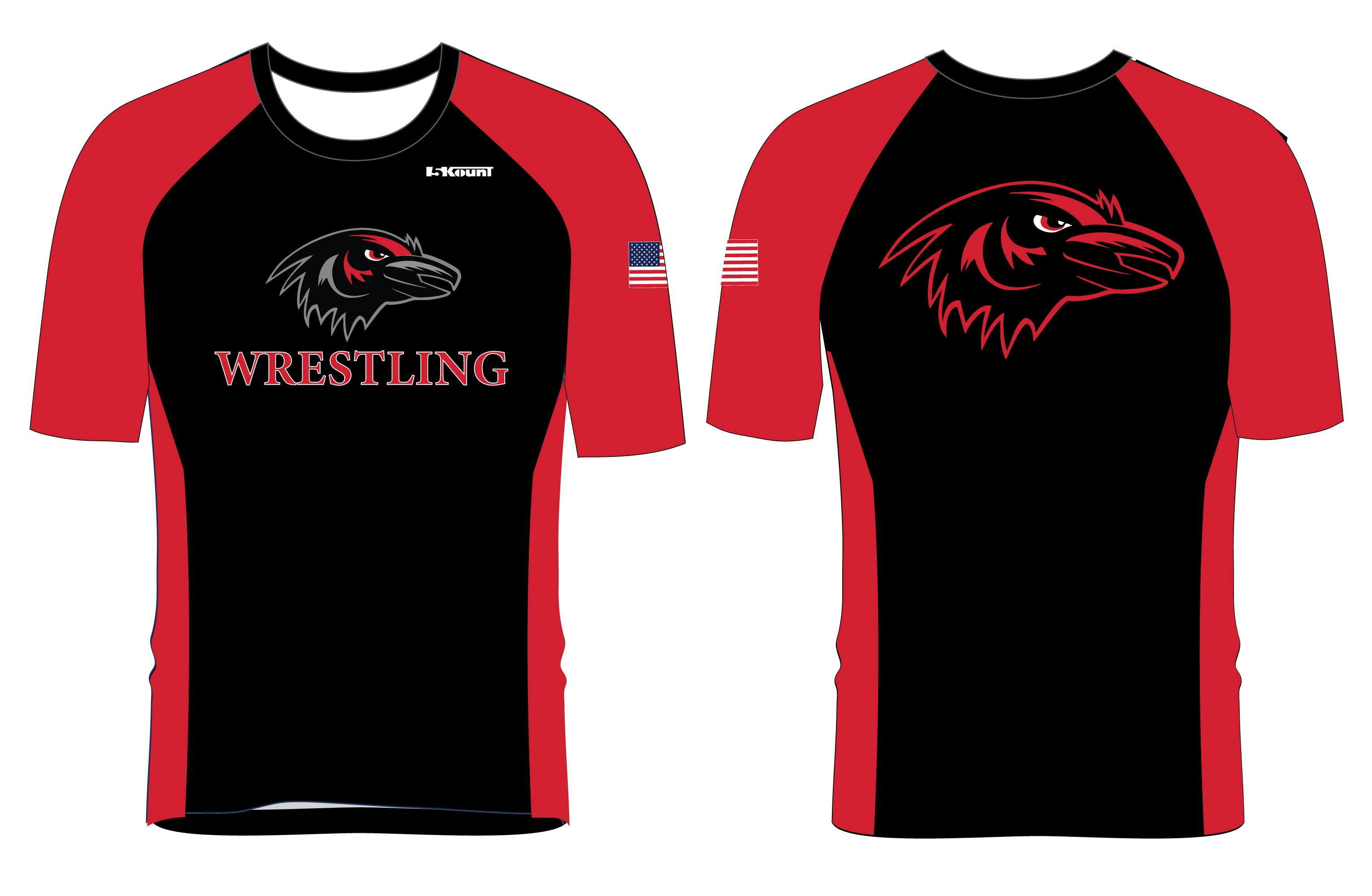 Robbinsville Wrestling Sublimated Fight Shirt - 5KounT2018