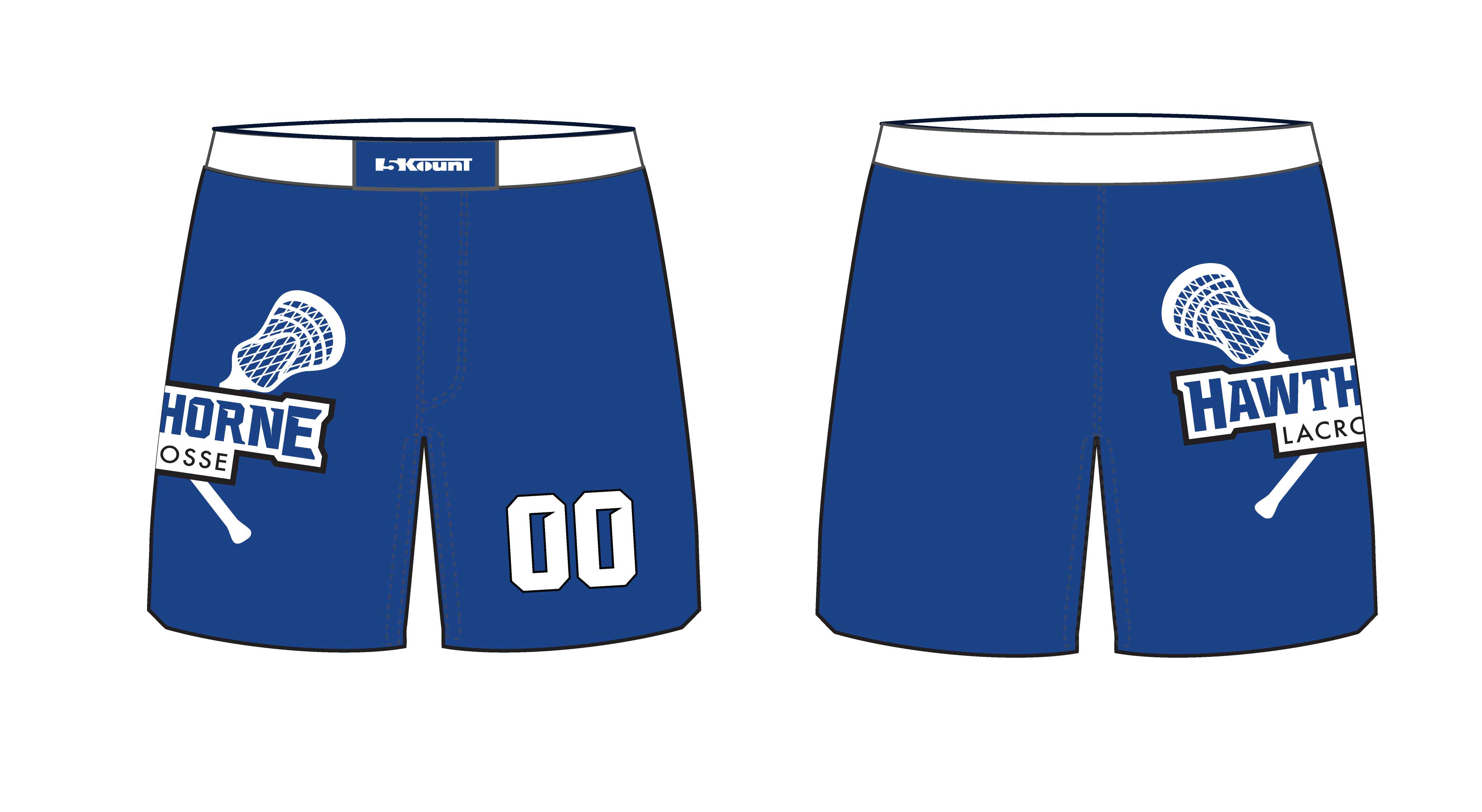 Hawthorne Lacrosse Sublimated Mesh Shooting Shorts