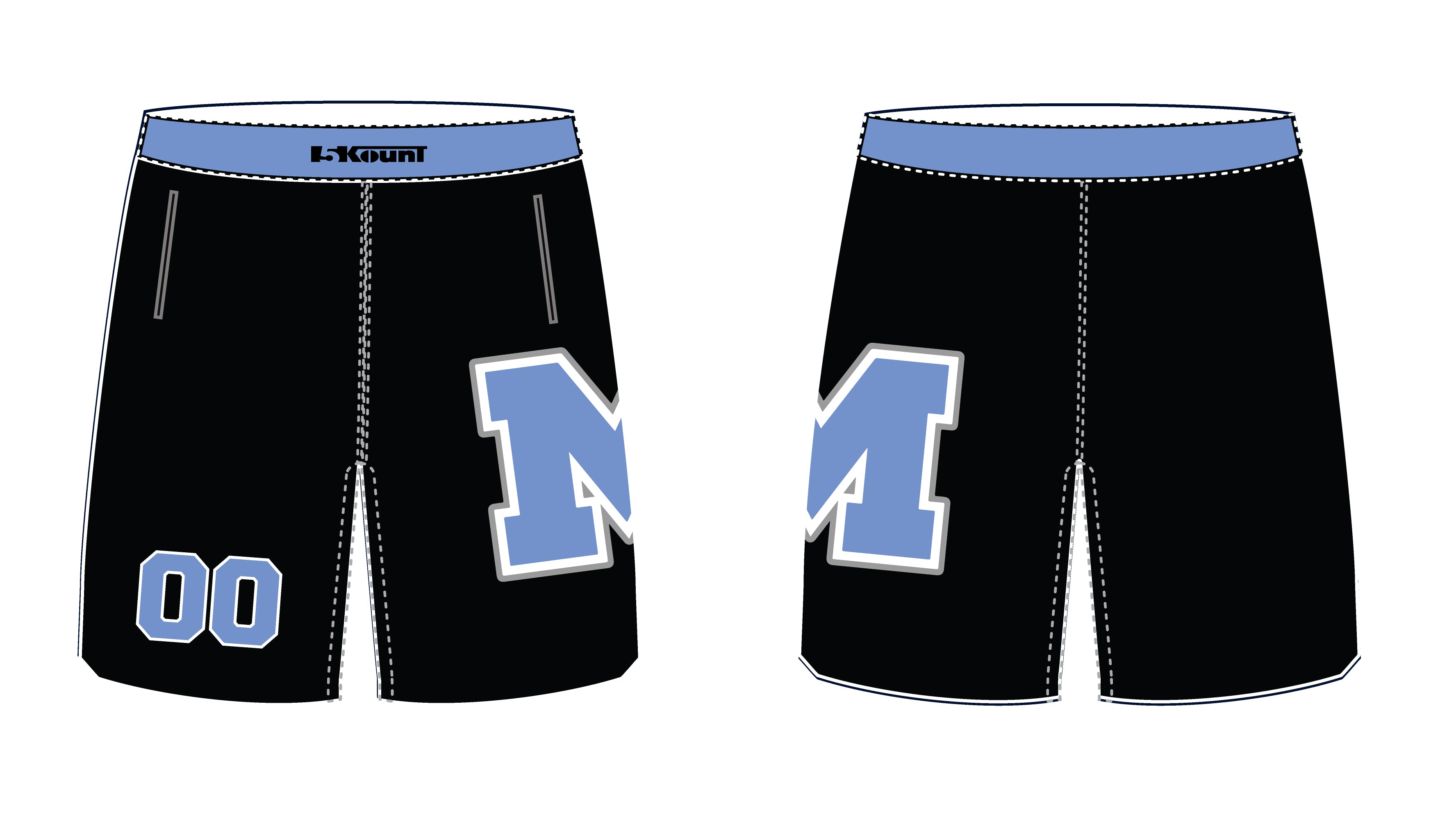 Mahwah Baseball Sublimated Practice Shorts