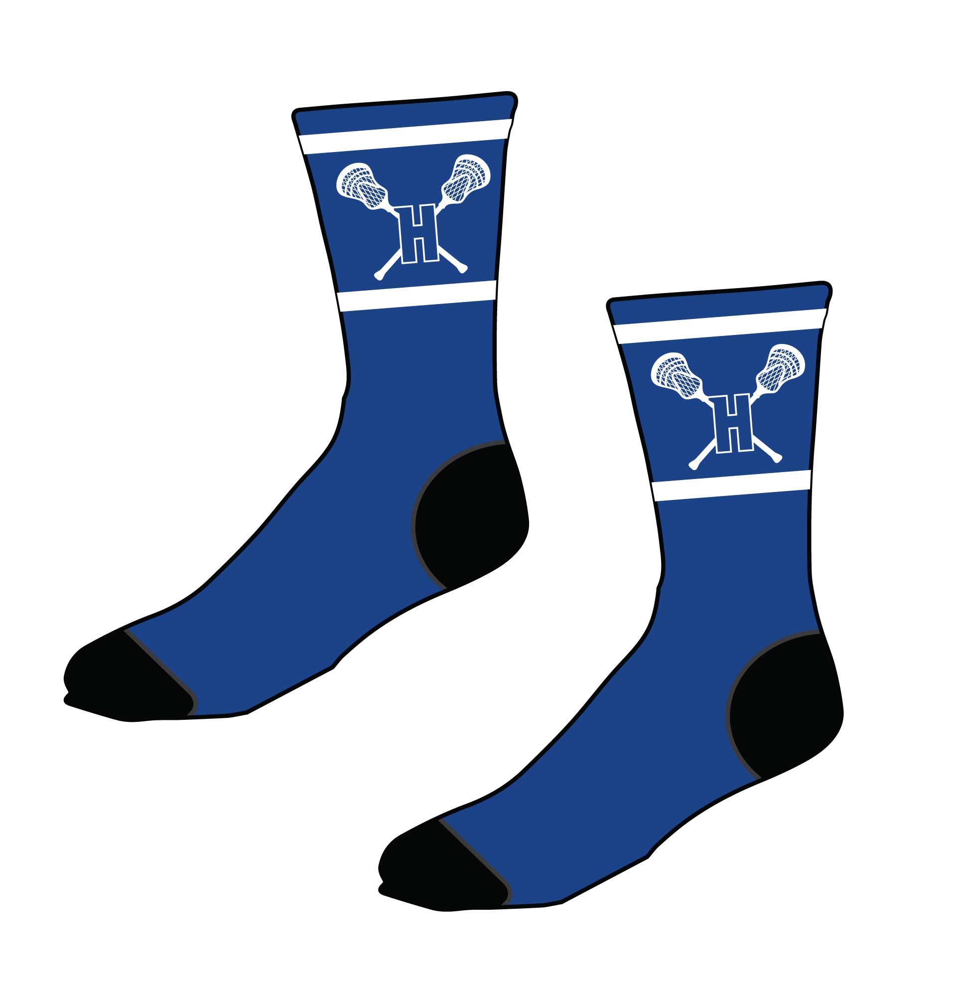 Hawthorne Lacrosse Sublimated Socks