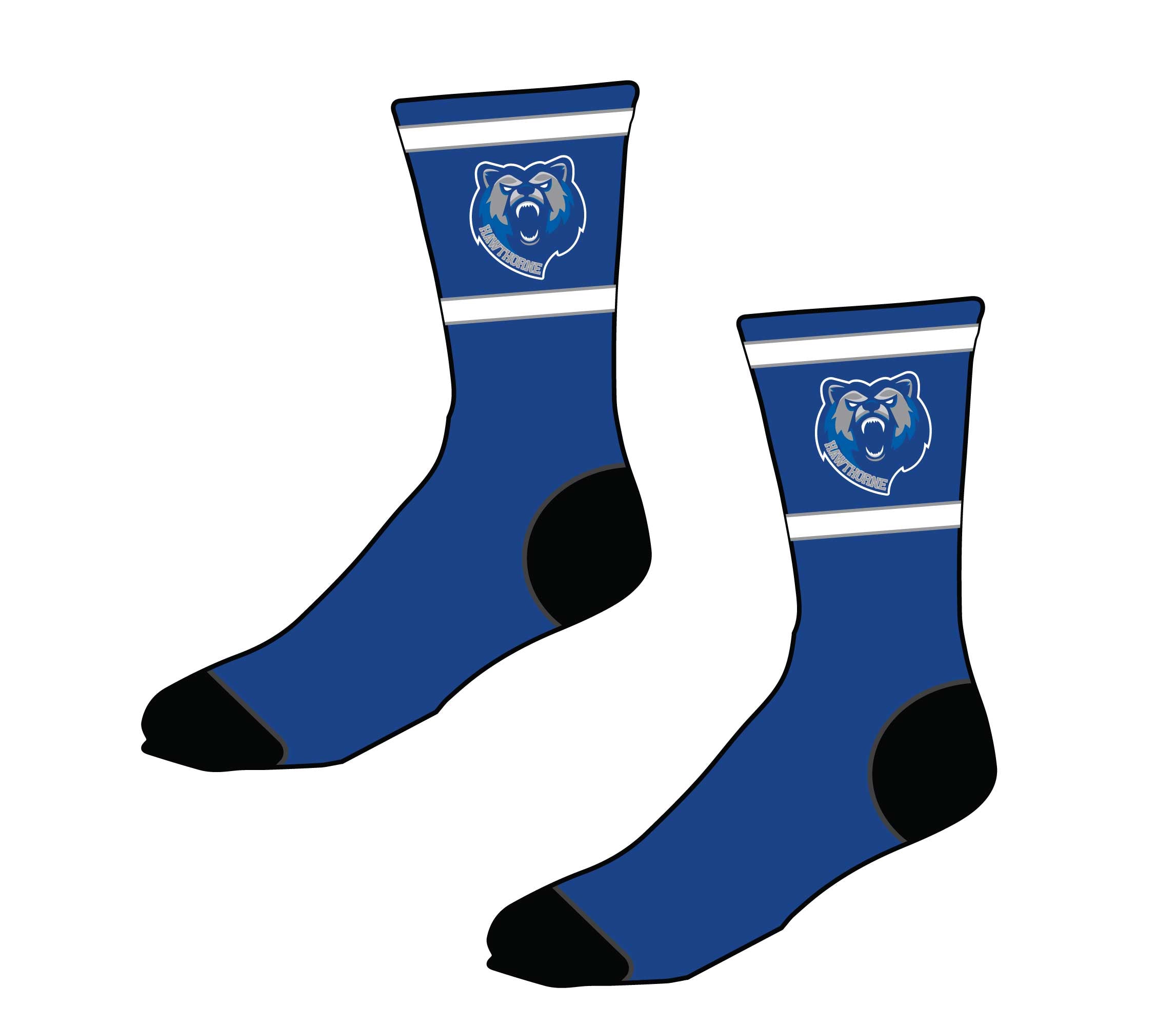 Hawthorne Wrestling Sublimated Socks