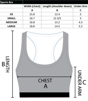 Roxbury Track & Field Sublimated Sports Bra - 5KounT2018