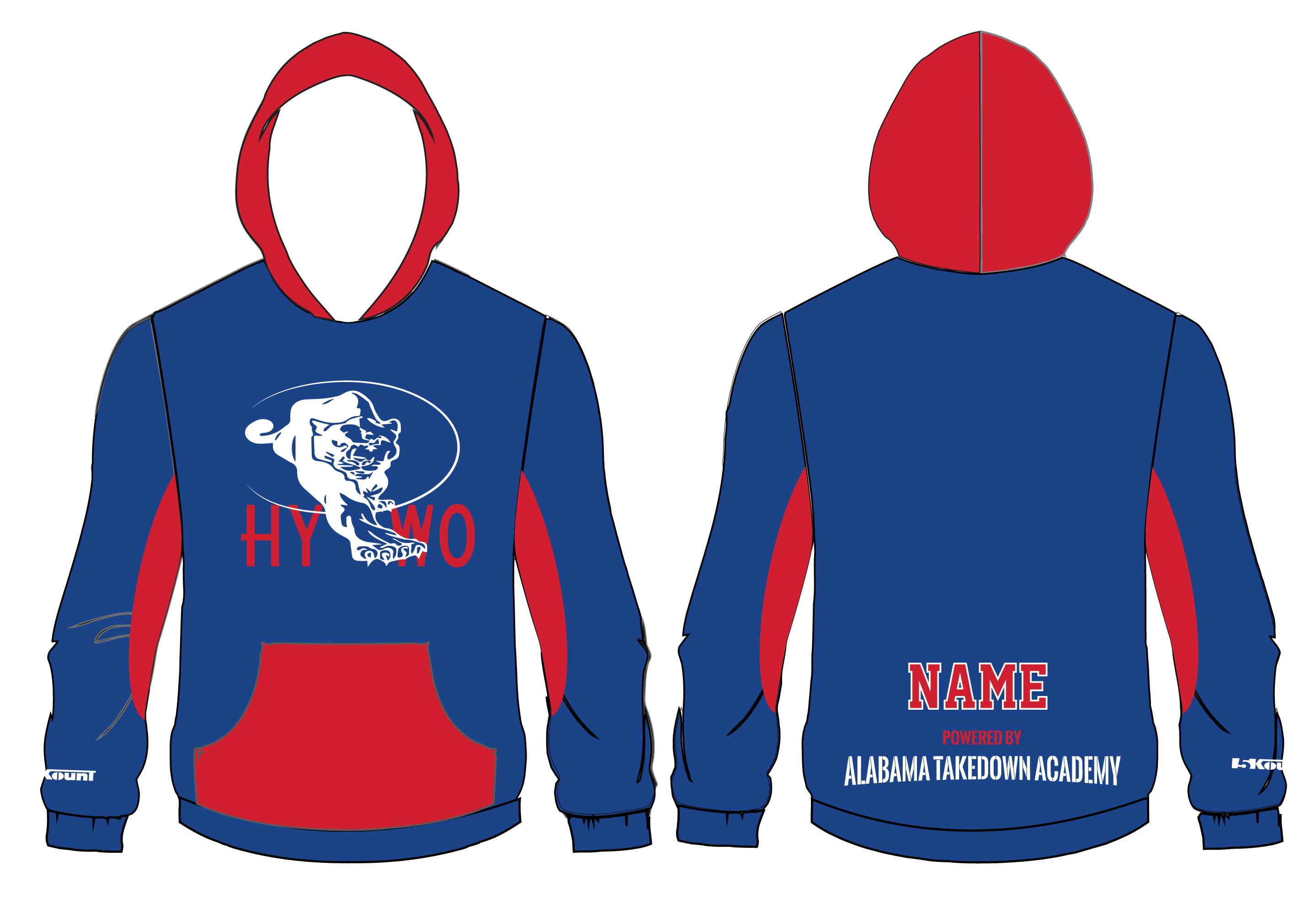 Huntsville Wrestling Sublimated Hoodie