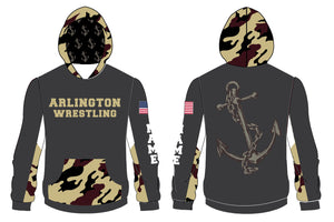 Arlington Wrestling Sublimated Hoodie - 5KounT2018