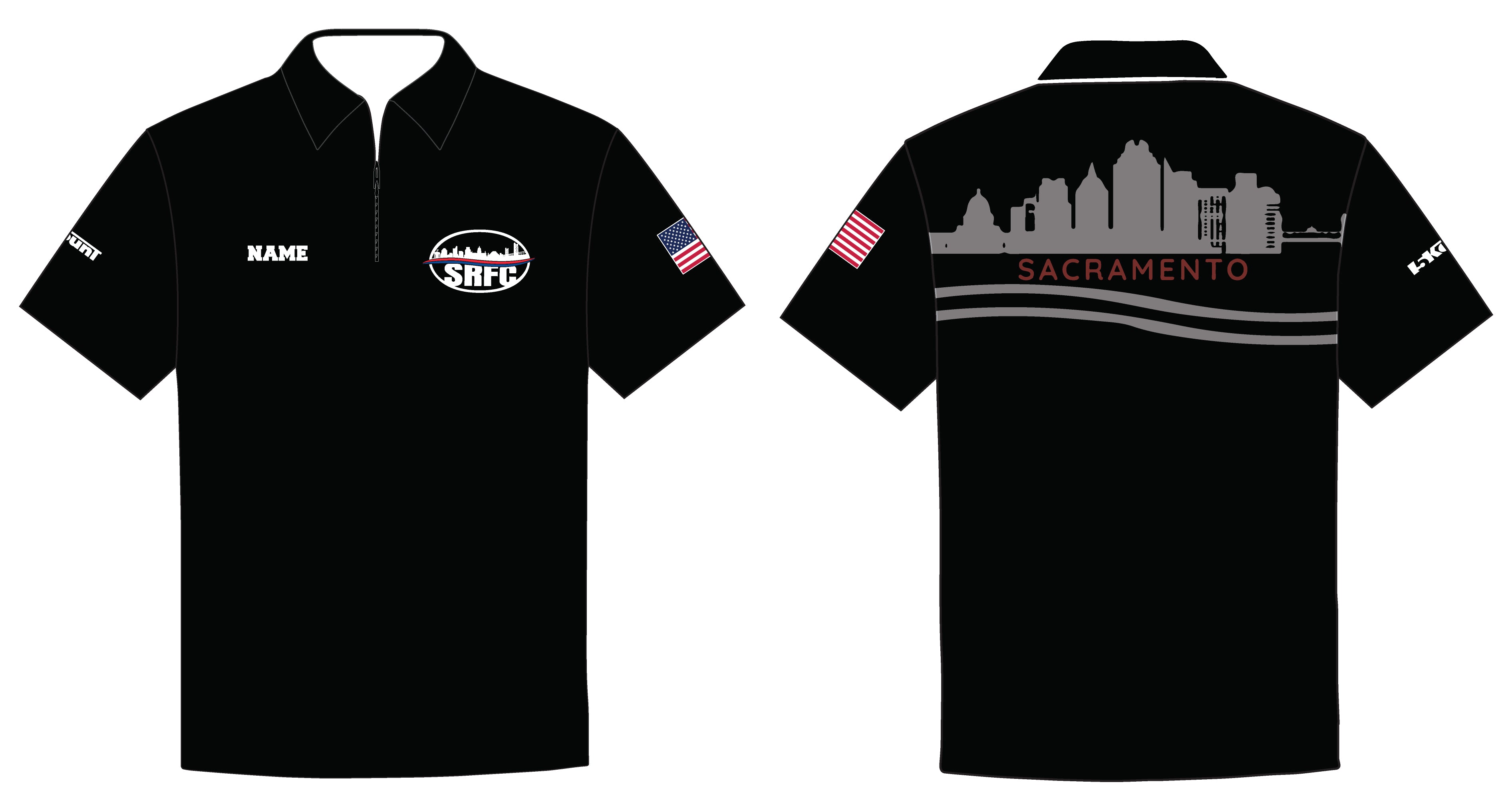 SRFC Sublimated Polo Shirt - 5KounT