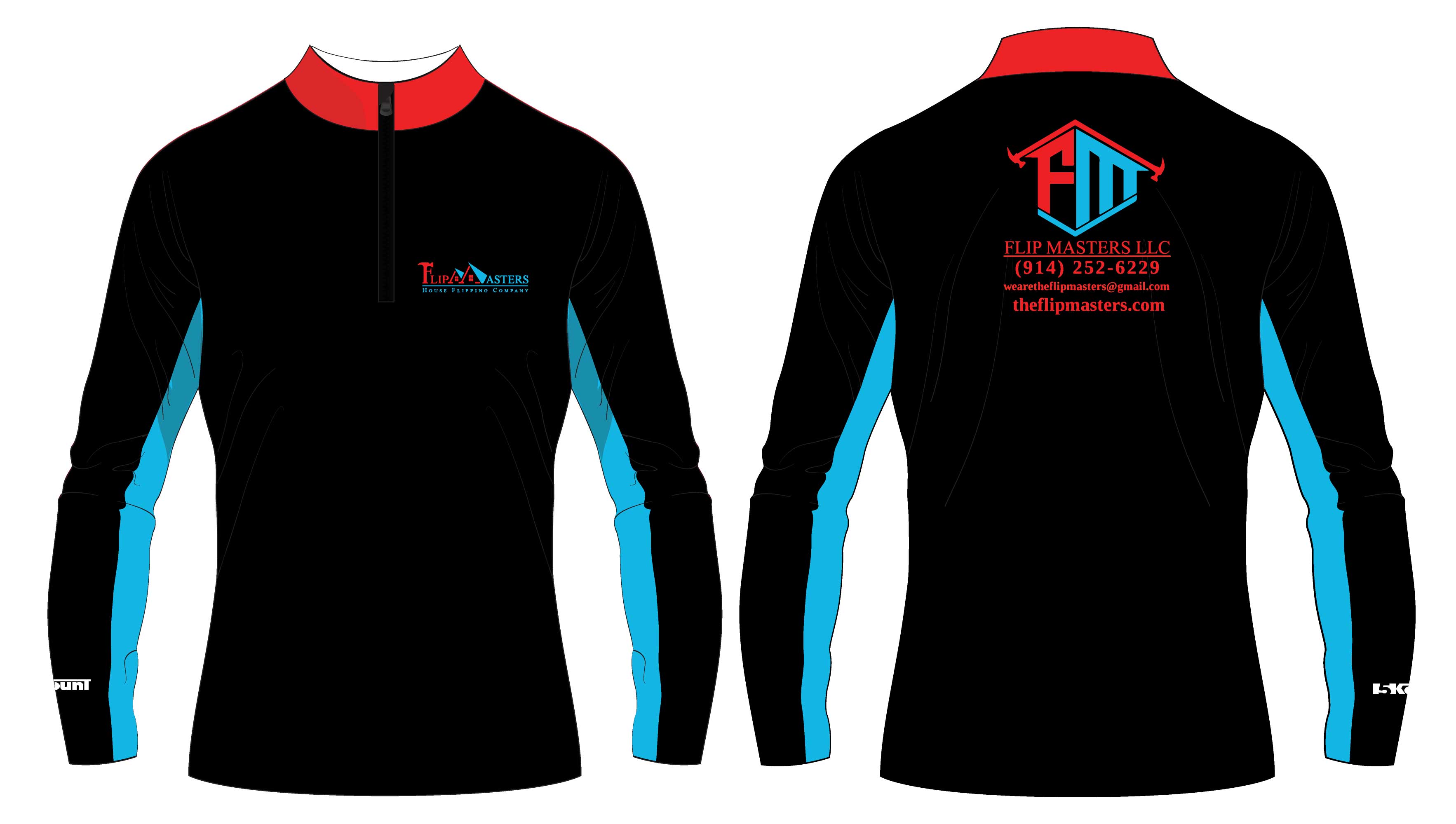 Flip Masters LLC Sublimated Quarter Zip
