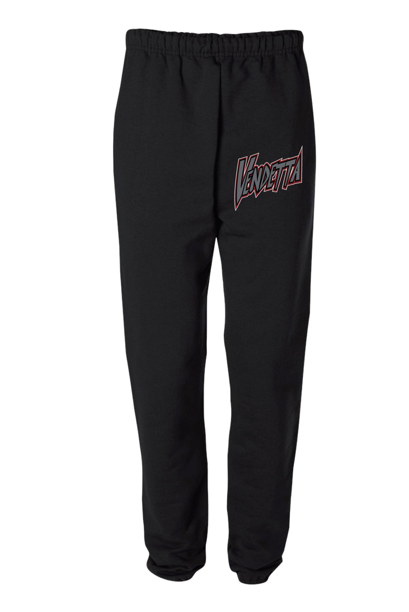 Vendetta Softball Cotton Sweatpants - Black
