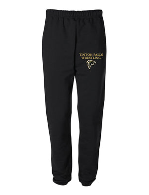 Tinton Falls Wrestling Cotton Sweatpants - Black - 5KounT
