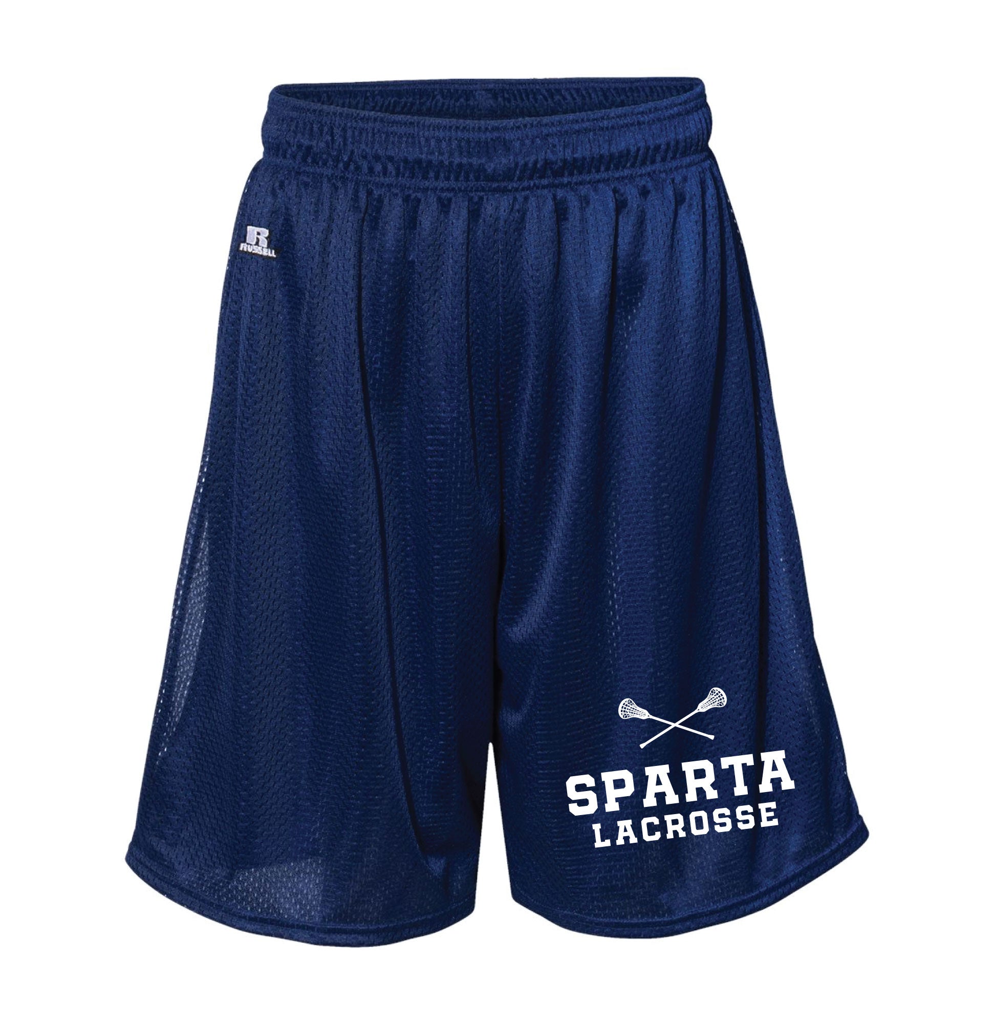 Sparta Lacrosse Russell Athletic Tech Shorts - Navy - 5KounT