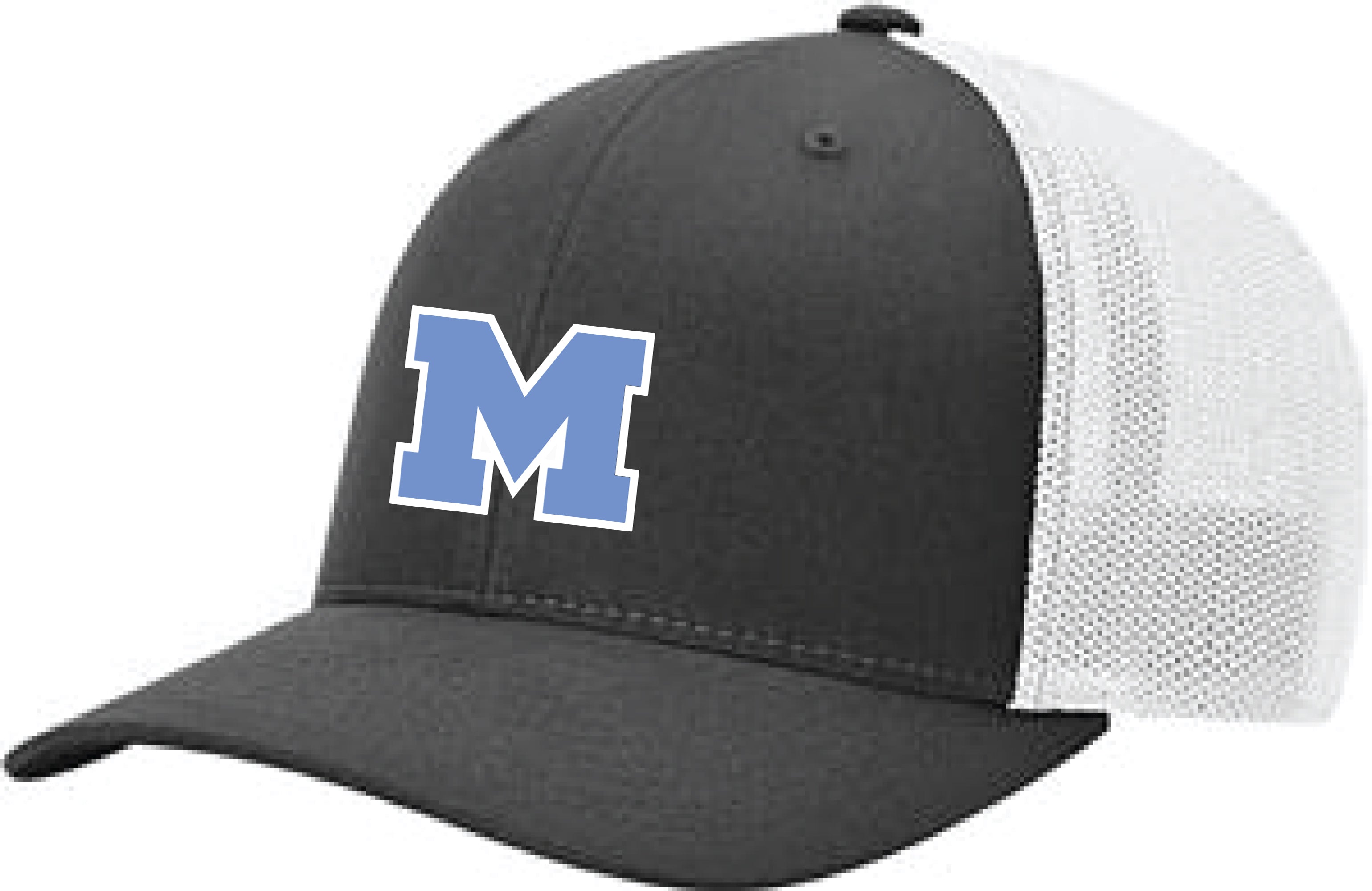 Mahwah Baseball Trucker Cap - Black / White - 5KounT