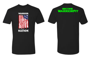 WarriorFit Cotton Crew Tee - Black - 5KounT2018