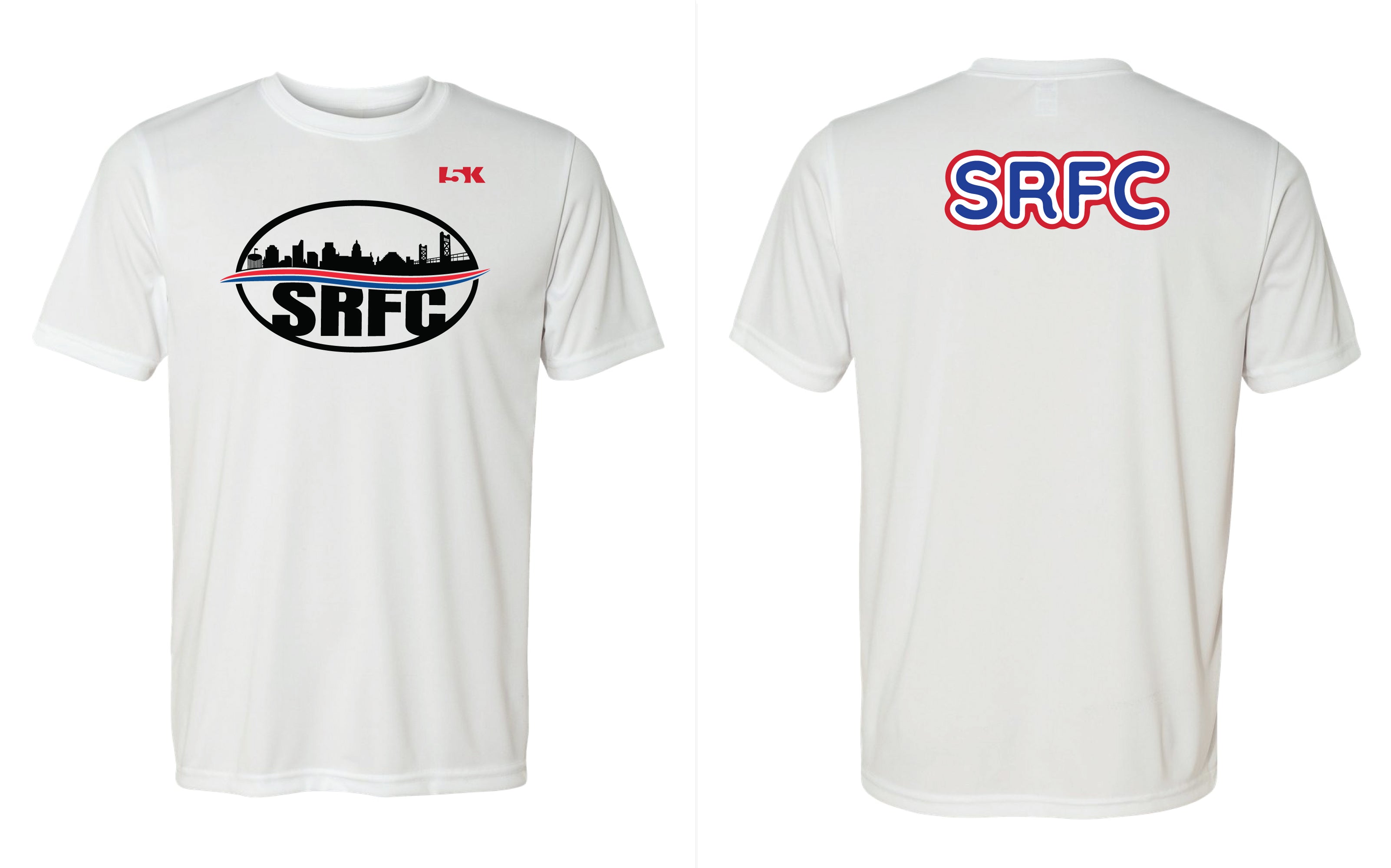 SRFC Dryfit Performance Tee - White - 5KounT